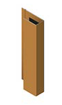 J-moulding. 12mm. Smooth. 3m