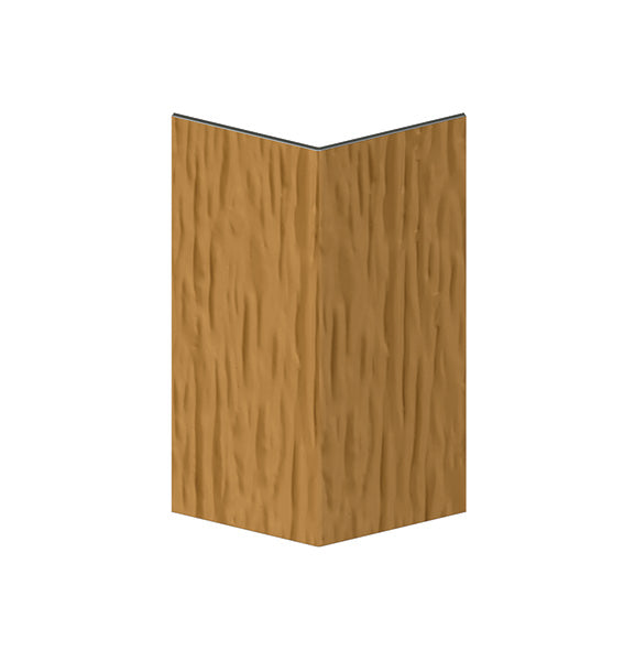 CanExel 135 Degree Aluminium External Corner Trim Woodgrain. 3m