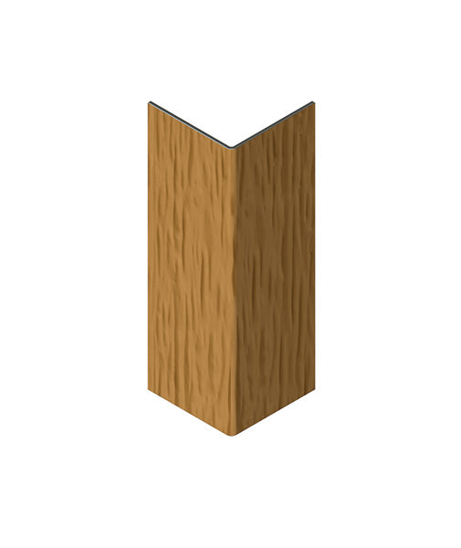 CanExel 90 Degree Aluminium External Corner Trim Woodgrain
