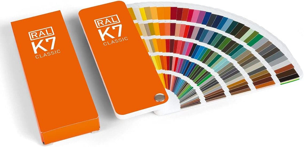 RAL K7 Colour Chart, 215 Colours