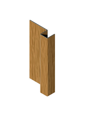 CanExel Reveal Corner 15mm - Woodgrain. 3m